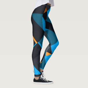 Prism Shard • Leggings à motif abstrait géométriqu