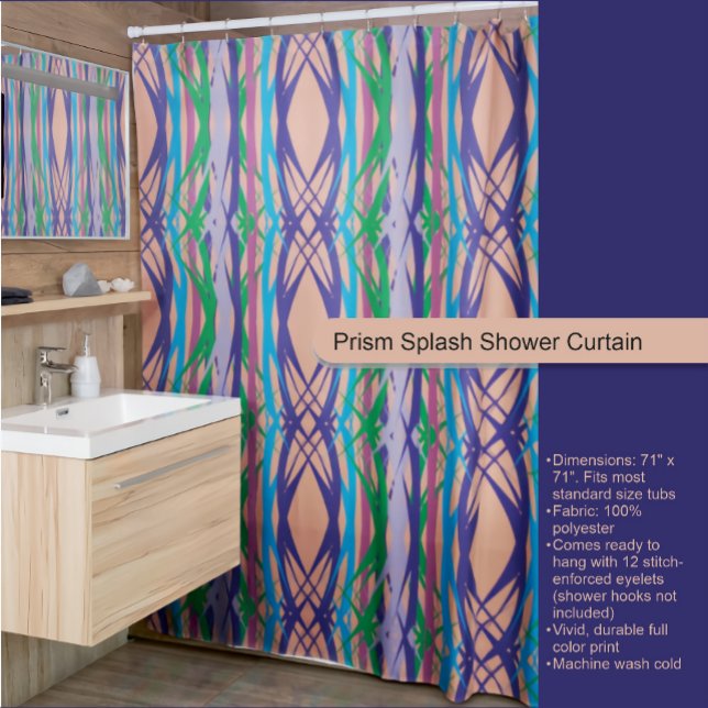 Prism Splash Duschvorhang (Von Creator hochgeladen)