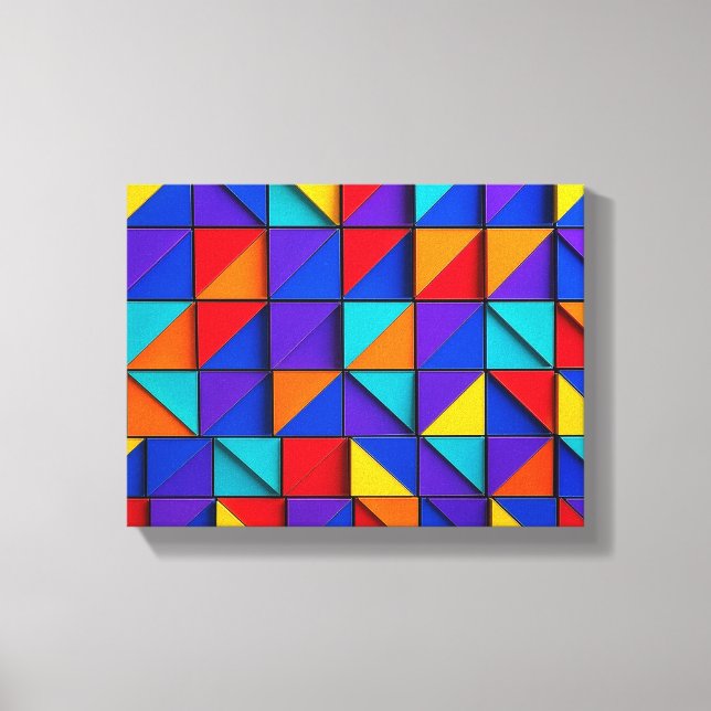 Prism Tile Leinwanddruck (Vorderseite)