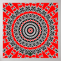 Prisma-Mandala (rot)
