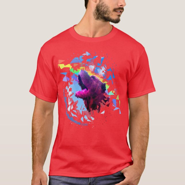 Prisma Pei T-Shirt Rot (Vorderseite)