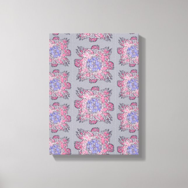 Prismatic Current: Abstract Flow Art Leinwanddruck (Vorderseite)