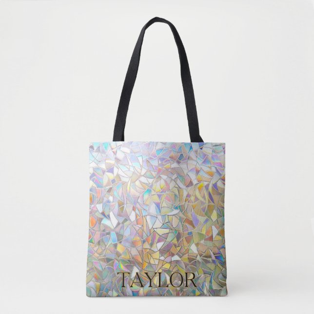 Prismatic Stained Glass Effect - Rainbow Prismatic Tasche (Vorderseite)