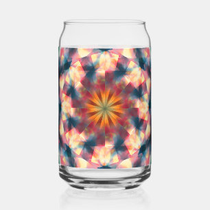 Prismatisch Kaleidoskopisch Psychedelisch Mandala Dosenglas