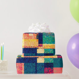 Prismatische Blöcke – Moderne abstrakte Geometrie Geschenkpapier