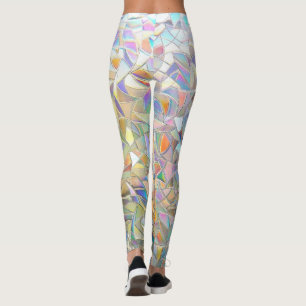 Prismatischer Buntglaseffekt - Regenbogen-Prismati Leggings