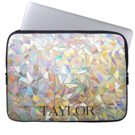 Prismatischer Buntglaseffekt - Regenbogenprismatis Laptopschutzhülle