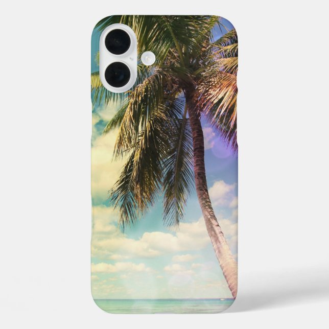 Prismatischer Palm iPhone 16 Plus Hülle (Rückseite)