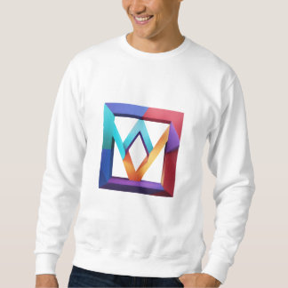 "Prismatischer Rahmen und Abstraktes M" Sweatshirt