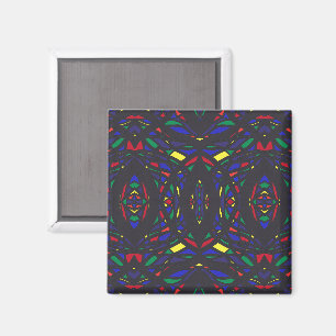 Prismatischer Regenbogen Abstract Acryl-Kunst Magnet