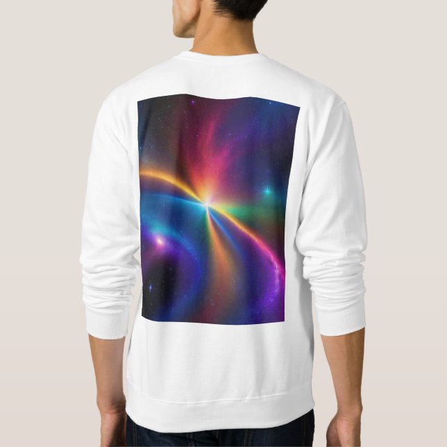 Prismatisches Flair Sweatshirt (Rückseite)