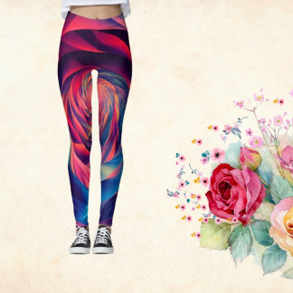"Prismatisches Fraktal Leggings" Leggings