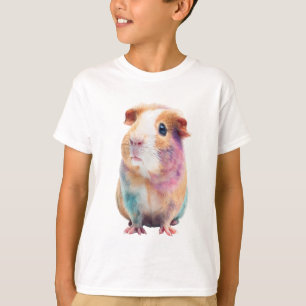 Prismatisches Peruanisches Meerschweinchen Fine Ar T-Shirt