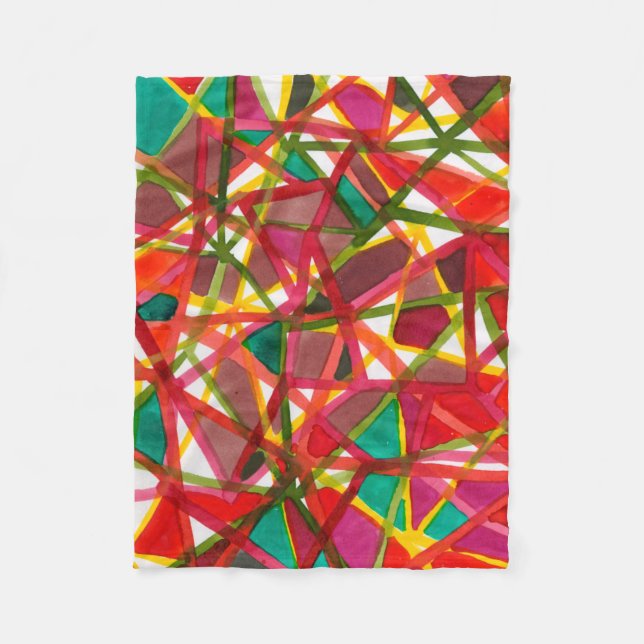 Prismatismus II Fleecedecke (Vorderseite)
