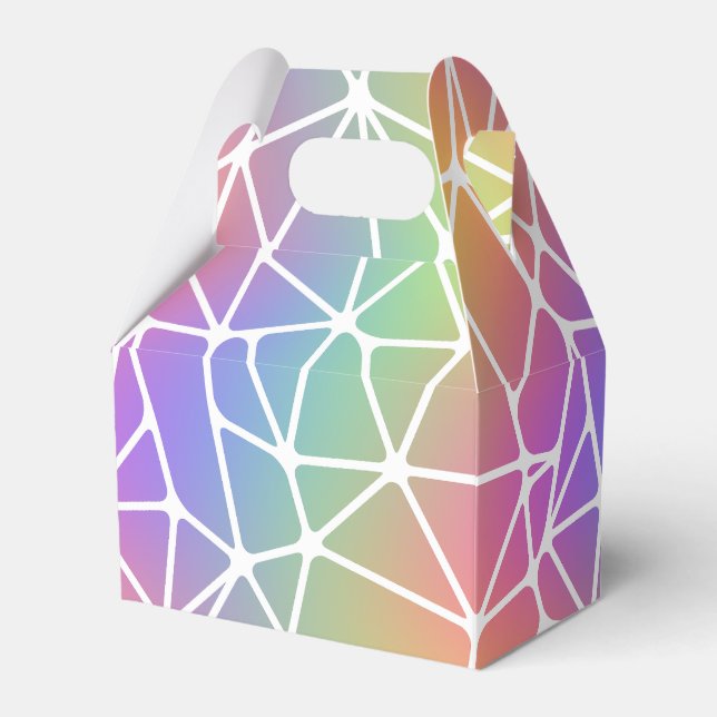 Prismennetz - Regenbogengewebe: Geschenkschachtel (Vorderseite)