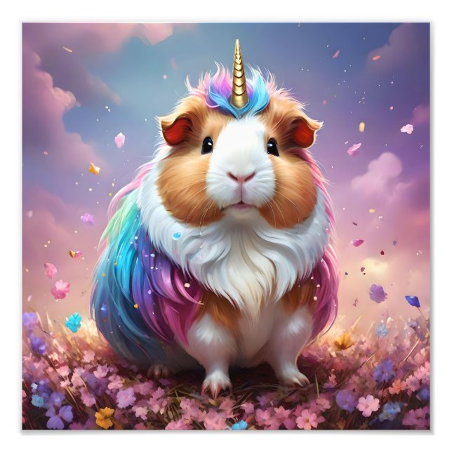 Prismenschwanz: Das Radiant Unicorn Guinea Pig, Fotodruck (Vorne)