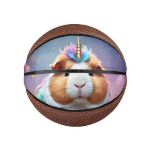 Prismenschwanz: Das strahlende Einhorn-Guinea-Schw Mini Basketball
