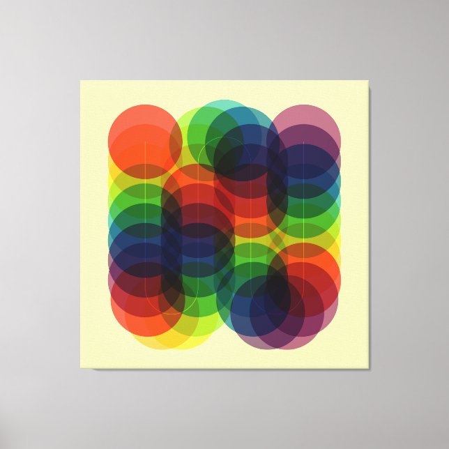 Prismenweg gelb leinwanddruck (Vorderseite)