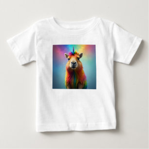 Prismhorn: Das Regenbogen-Capybaraicorn Baby T-shirt