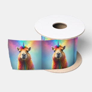 Prismhorn: Das Regenbogen-Capybaraicorn Satinband
