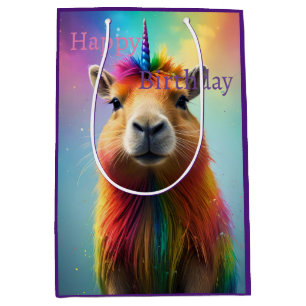 Prismhorn: Der Regenbogen Capybaraicorn Mittlere Geschenktüte