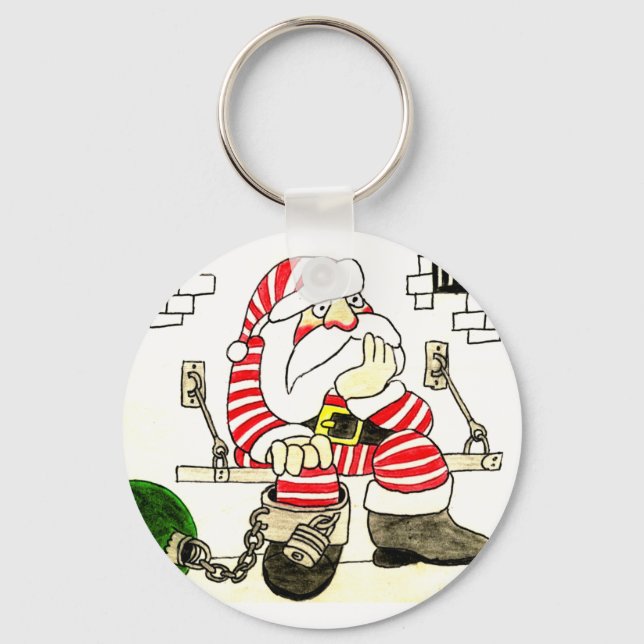 PRISON SANTA SCHLÜSSELANHÄNGER (Vorderseite)