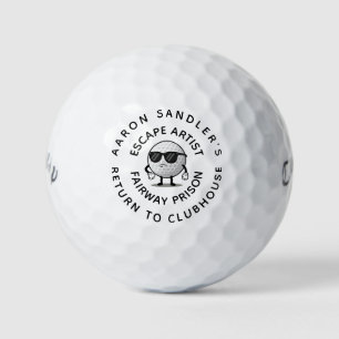 Prison-Spaß für Ihren Namen anpassen Golfball