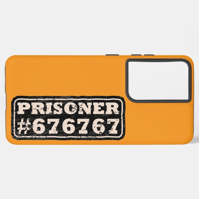 Prisoner 67 Meme Samsung Galaxy Hülle (Rückseite (Horizontal))