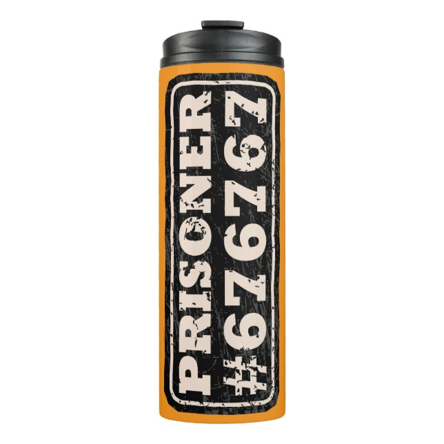 Prisoner 67 Meme Thermosbecher (Vorderseite)