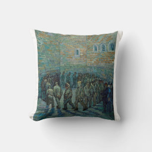 Prisoners Exercising 1890 by Vincent van Gogh Kissen