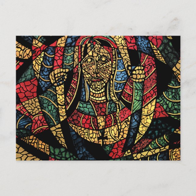 Prisonnier De Peur Carte Postale D'Art Abstrait (Devant)