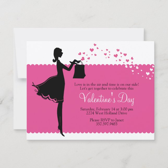 Prissy Valentine Invitations (Devant)
