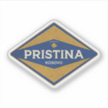 Pristina Kosovo Vintag Aufkleber<br><div class="desc">Pristina Kosovo Vintag</div>
