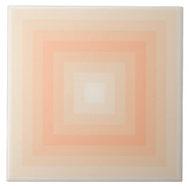Pristine Fuzzy Peach Squares Keramik Tile Fliese