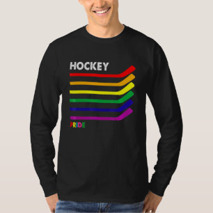 Prith Month LGBT Gay Transgender Flag Ice Hockey S T-Shirt