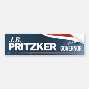 PRITZKER - JB Pritzker für Gouverneur Autoaufkleber