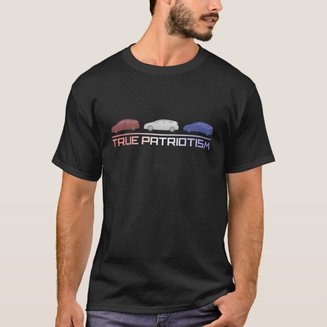 Prius Patriotismus T-Shirt (Vorderseite)