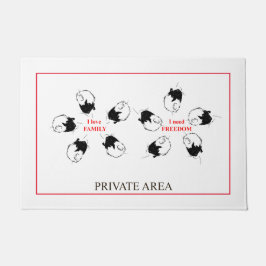 Privatbereich Fußmatte