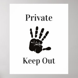 Private Behalt Poster