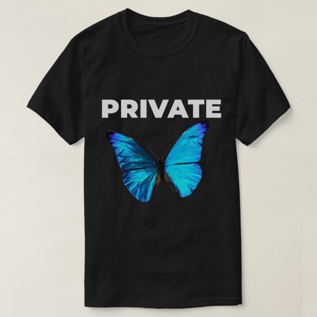 Private Butterfly Club Worldwide Europe Earth Trav T-Shirt (Design vorne)
