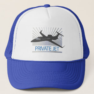 Private Jet Aircraft Truckerkappe