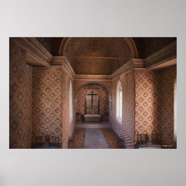 Private Kapelle im Sintra National Palace Poster (Vorne)