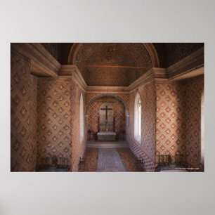 Private Kapelle im Sintra Staatsangehörig-Palast Poster