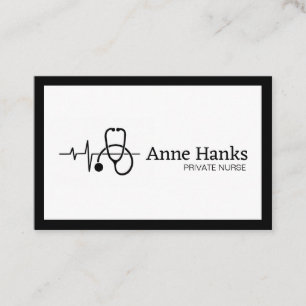 Private Krankenpfleger Gesundheit Visitenkarte