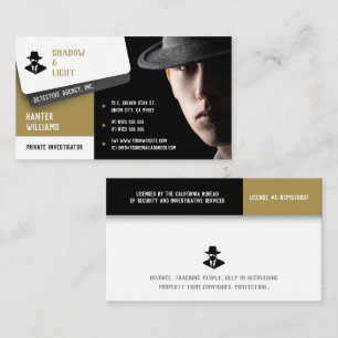 Private Untersuchungen Detective Beruflich Bu Visitenkarte