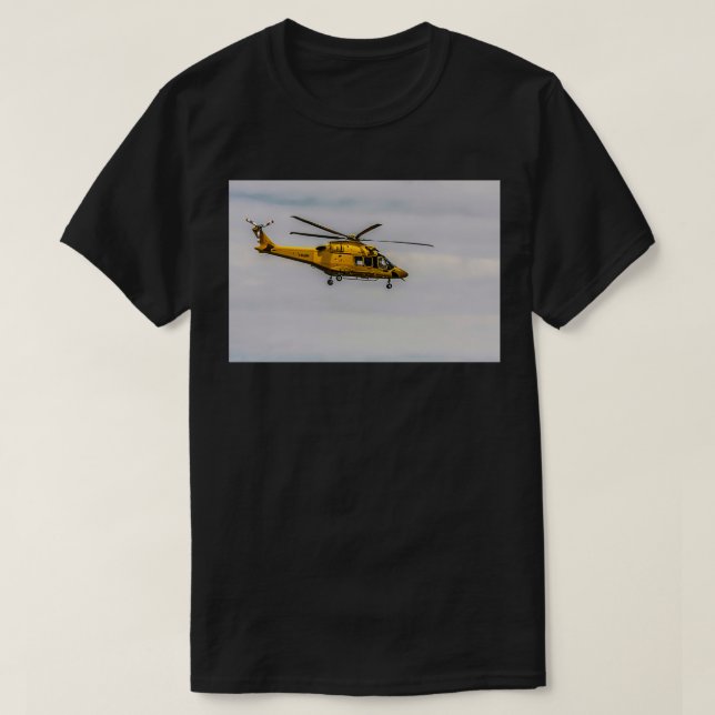 Privater AW189 Hubschrauber Ph T-Shirt (Design vorne)