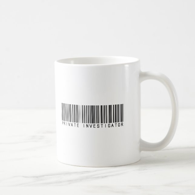 Privater Forscher-Bar-Code Kaffeetasse (Rechts)