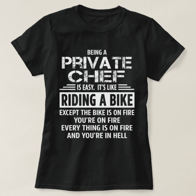 Privater Koch T-Shirt (Design vorne)
