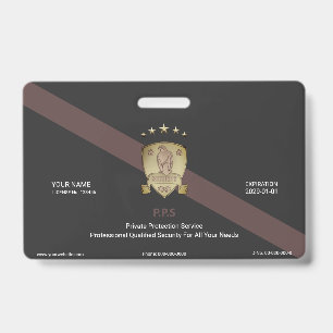Privater Sicherheitsdienst Ausweis