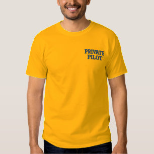 PRIVATES PILOTT-Shirt Besticktes T-Shirt
